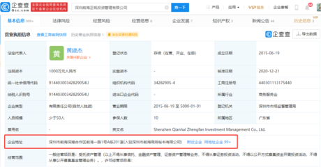 中来股份认购私募基金出现大额亏损:两基金公司注册地址一致